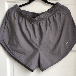 Nike gray tempo shorts XL